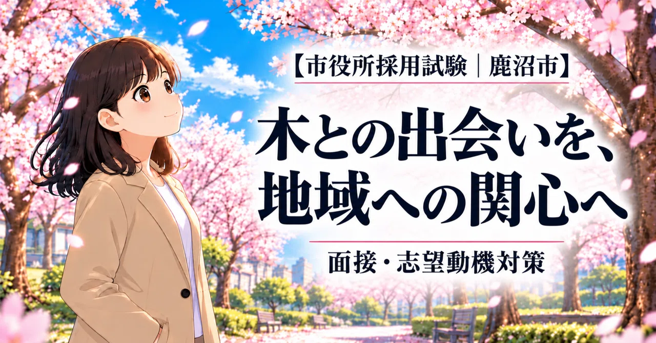 [City Hall Recruitment Exam | Kanuma City] Connecting encounters with ...