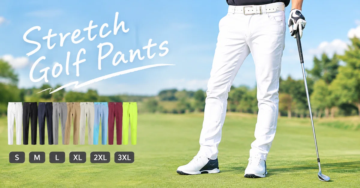 [2,999 yen] Just like sweatpants!? The 'Amazing Super Stretch Golf ...