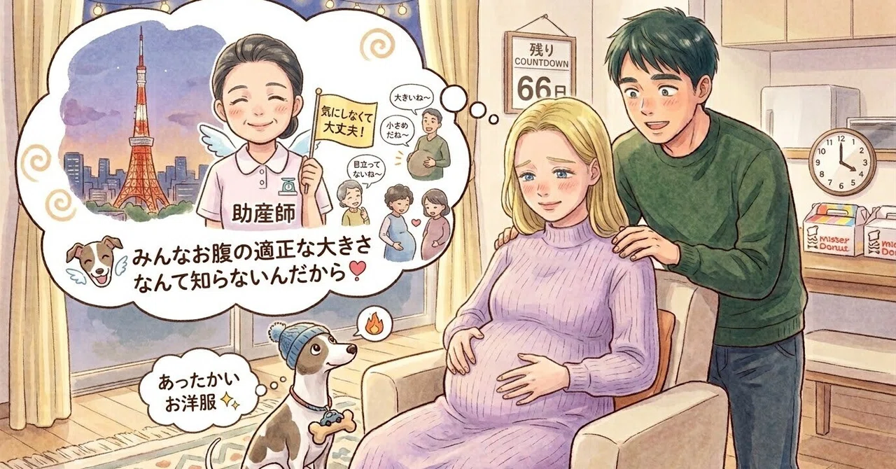 [66 days until birth] My wife's growing belly and a midwife's 'wise ...