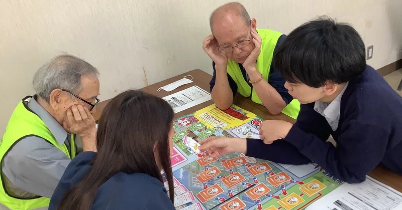😸【貴志川高校】「もしも」の時に命を守る！世代を超えて繋がる生徒会「きいちゃん災害避難ゲーム」交流