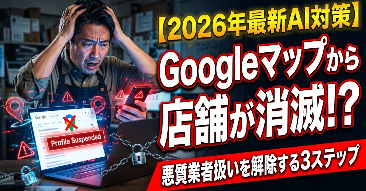 [2026 AI Store Patrol Countermeasures] Google Business Profile Suddenly ...