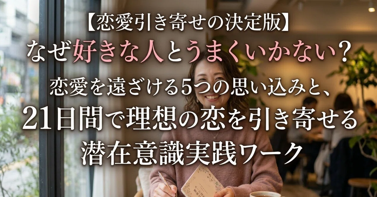 【The Definitive Guide to Attracting Love】Why aren't things working out ...