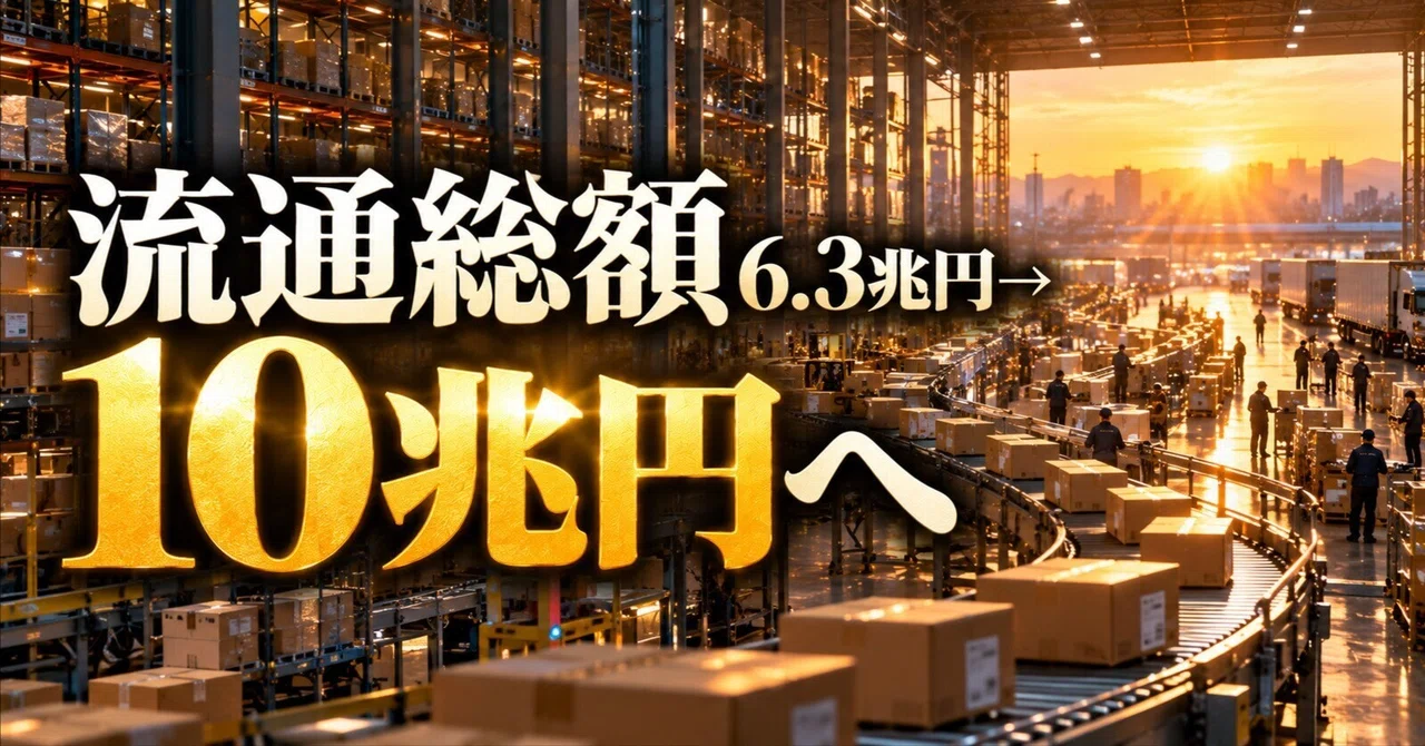 Domestic Gross Merchandise Value 6.3 Trillion Yen → 10 Trillion Yen ...