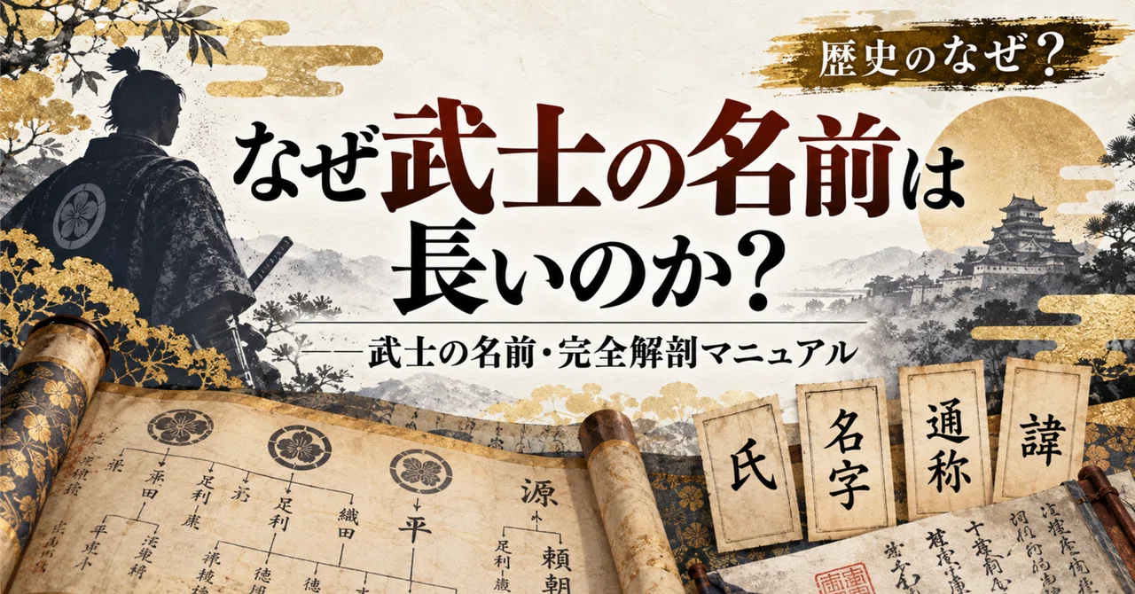 Why Are Samurai Names So Long? — A Complete Anatomy Manual of Samurai ...