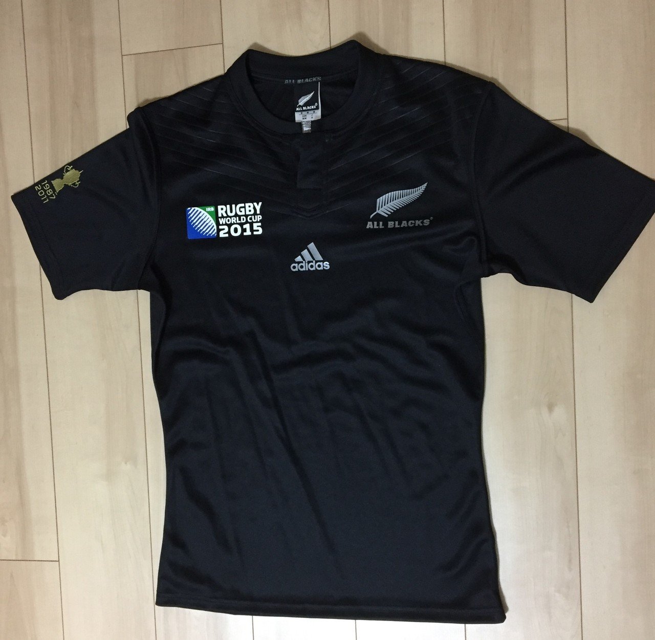 ラグビー　WC RWC2015 オールブラックスホームオーセンティックジャージ adidas アディダス メンズ ラグビー ジャージ ALL BLACKS オール