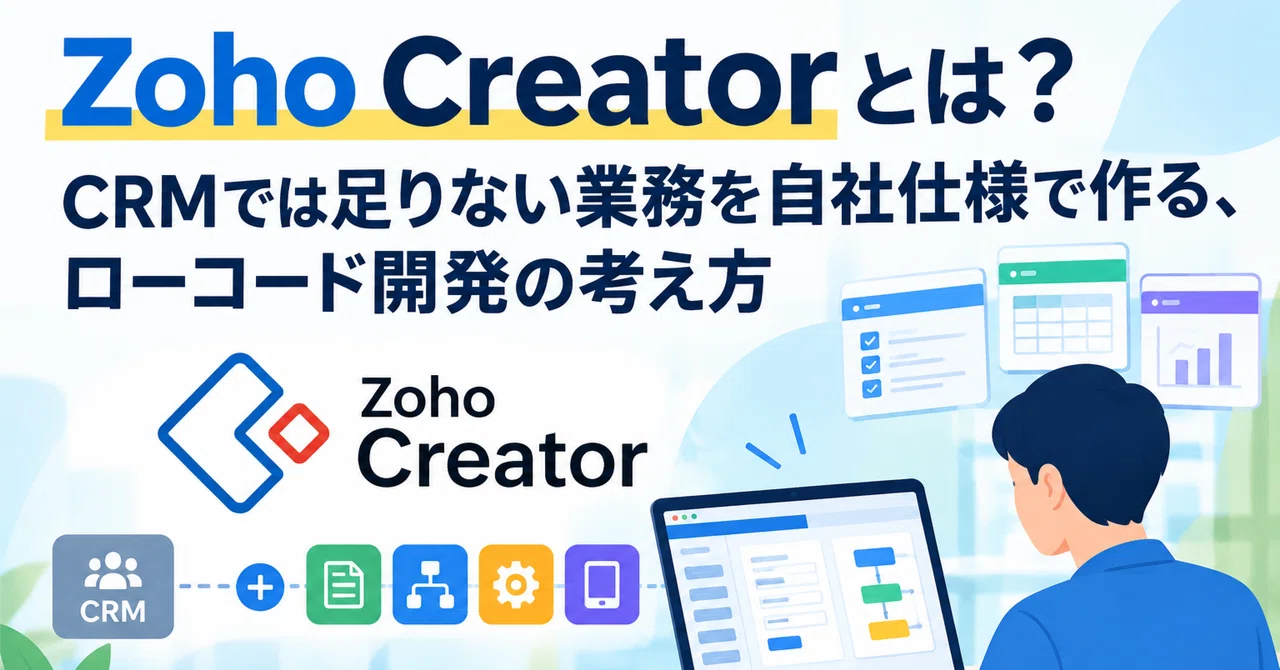 What is Zoho Creator? A low-code development approach to building ...