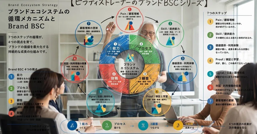 [Strategic Brand Ecosystem Structure Diagram] Personal Trainer DX Model ...