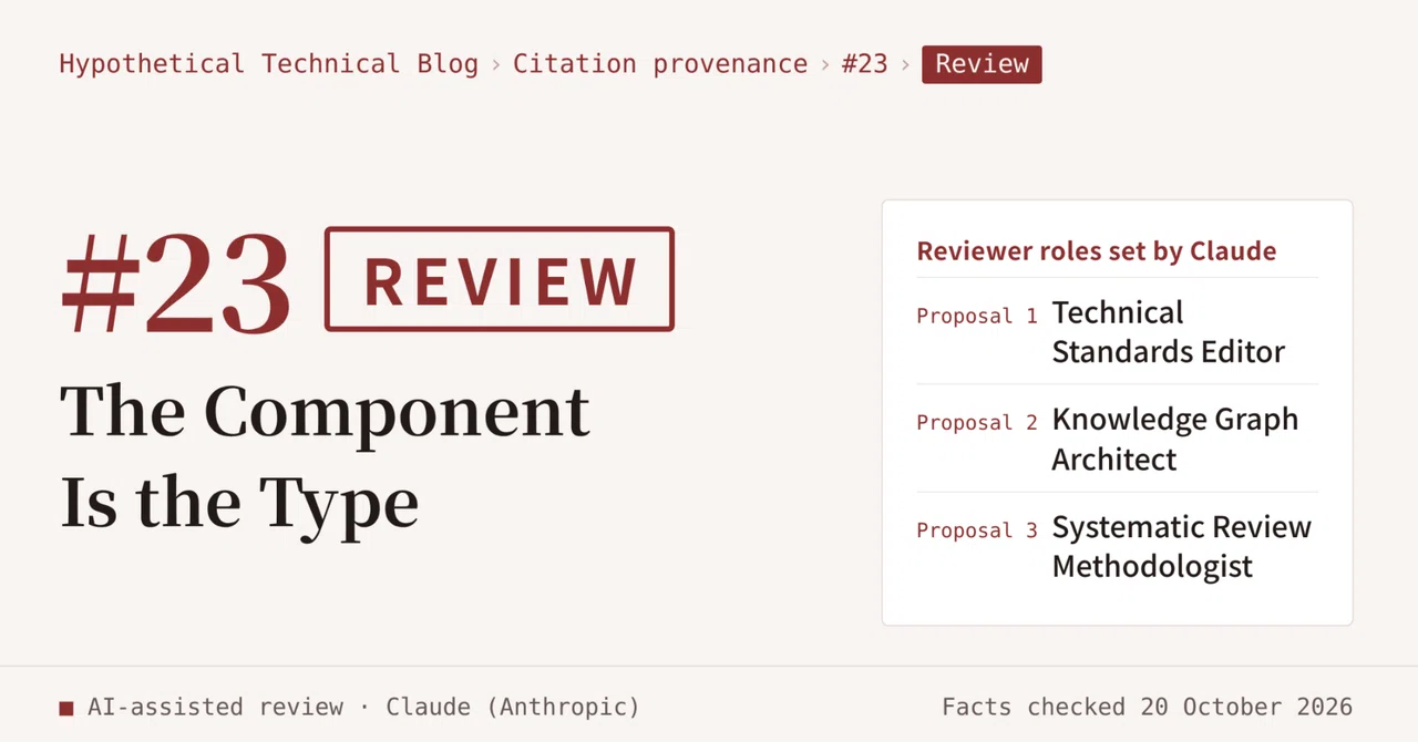 【Review】Hypothetical Technical Blog #23 ｜ Citation provenance, part 7 ...