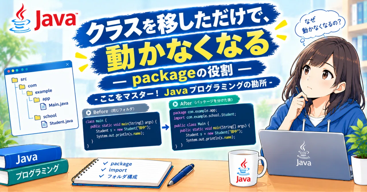 It stops working just by moving the class - The role of packages ...