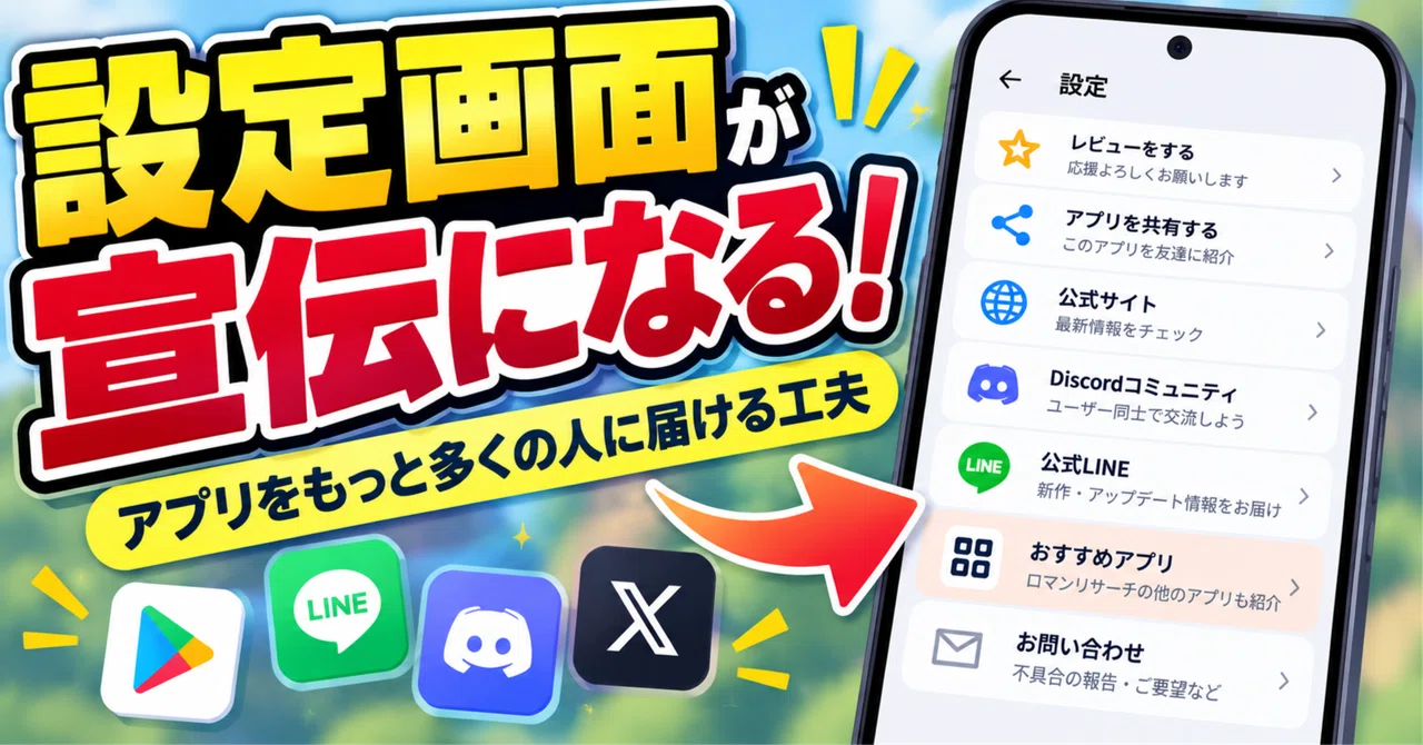 I want to spread my self-made app more! Items to include in the ...