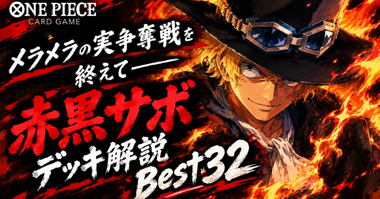 【Flame-Flame Fruit Tournament Top 32】 Red-Black Sabo Guide｜レオ