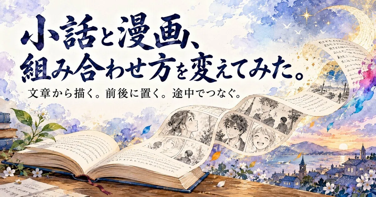 AI Short Stories | AI Manga | Generation Experiments | I tried changing ...