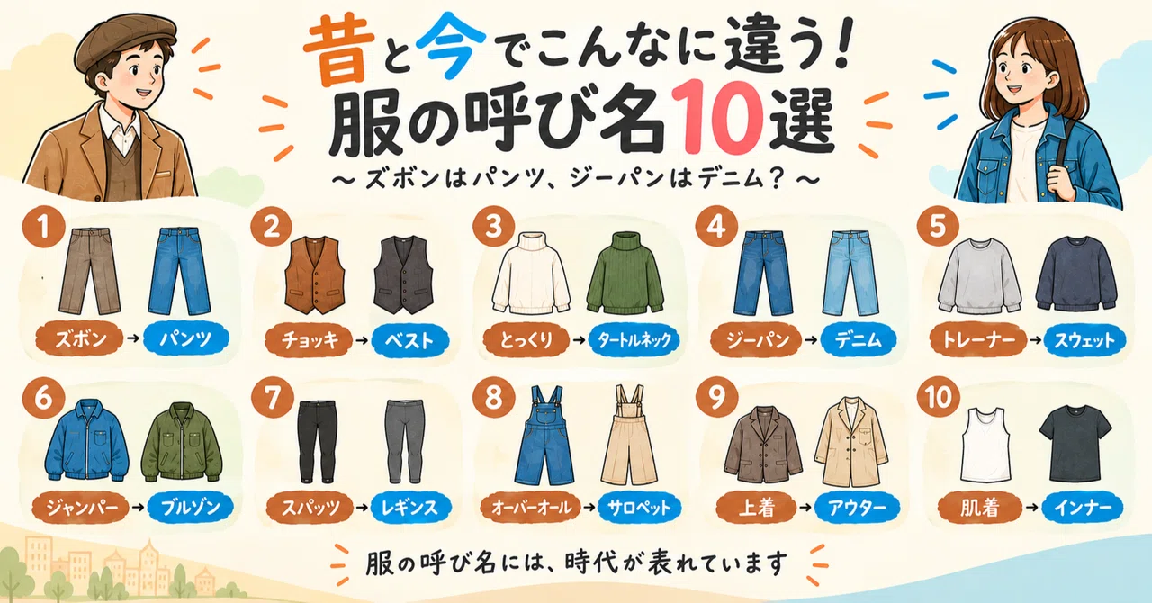 So Different Then and Now! 10 Clothing Names: Are Trousers Pants, and ...