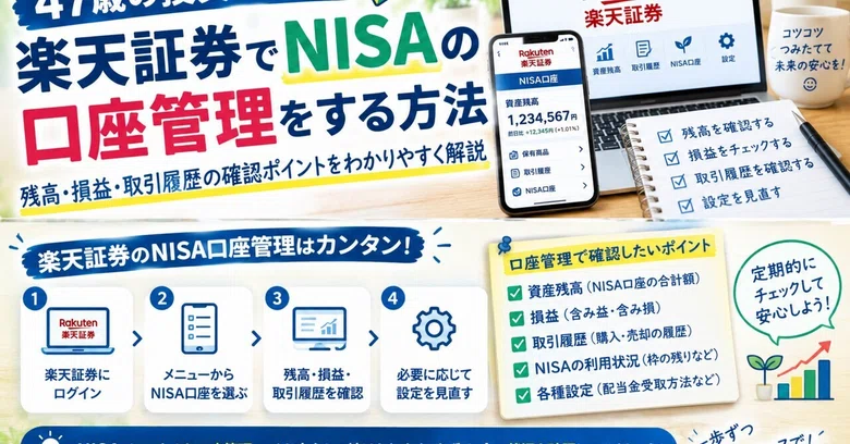 Check Amount Check How to Manage Your NISA Account at Rakuten Securities | 5 Points for a ...