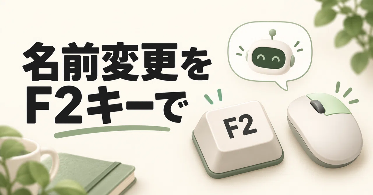 I want to change task names with the F2 key. A story about asking an AI ...