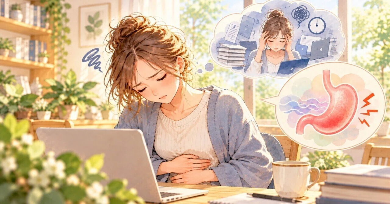 Why does my stomach only hurt on workdays? The relationship between ...