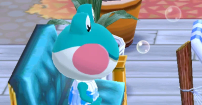 ポケ森キャンパーカード(カエル)