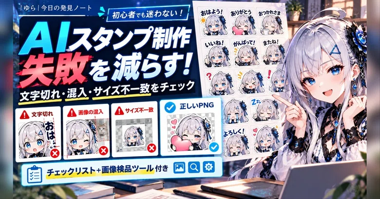 [AI x LINE Stickers] My Inspection Techniques After Failing to Produce ...