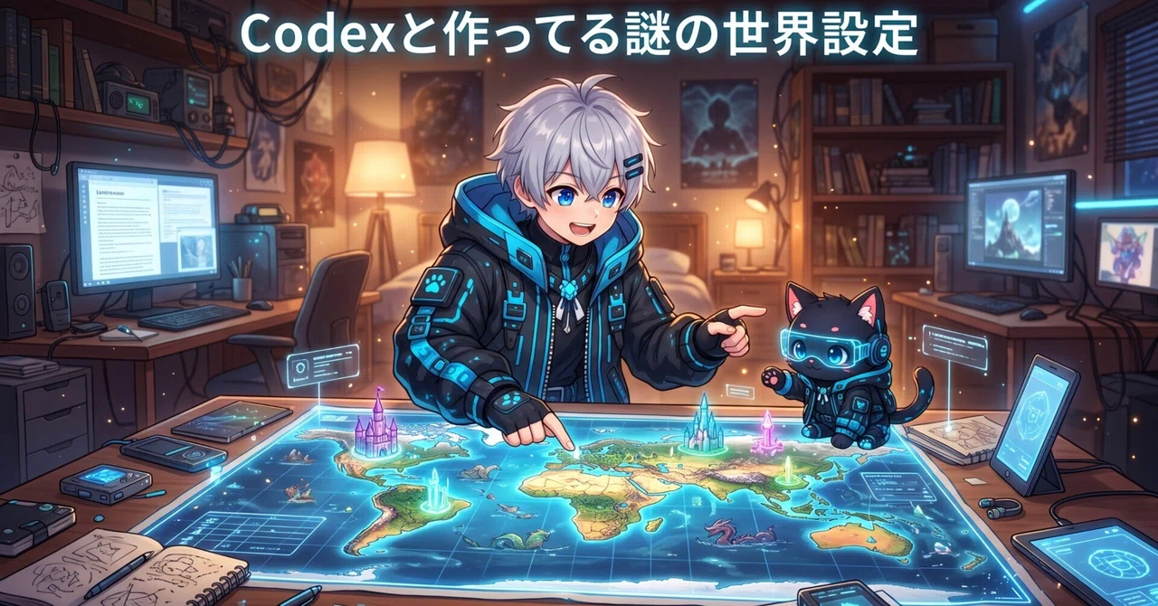 Talking about the mysterious world setting I'm building with Codex｜アイアイ