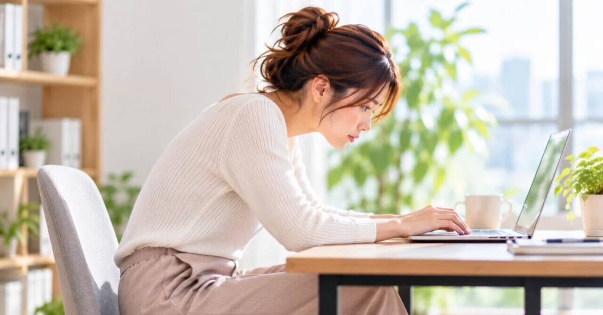 [Kagoshima City] What kind of sitting posture do people with hunched ...