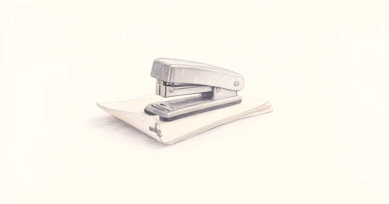 Why does a stapler bend the staple to fasten?｜にっち