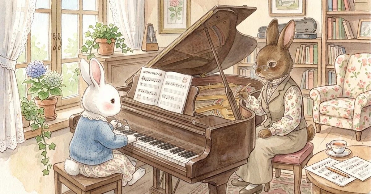 [Adult Piano Restart Group] 2nd Lesson (1)｜まる子