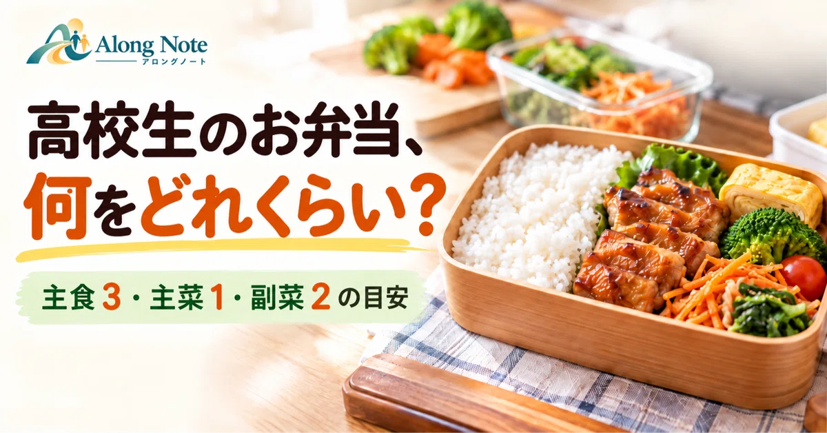 Staple Note Up What and how much to pack in a high schooler's bento? A guide to ...