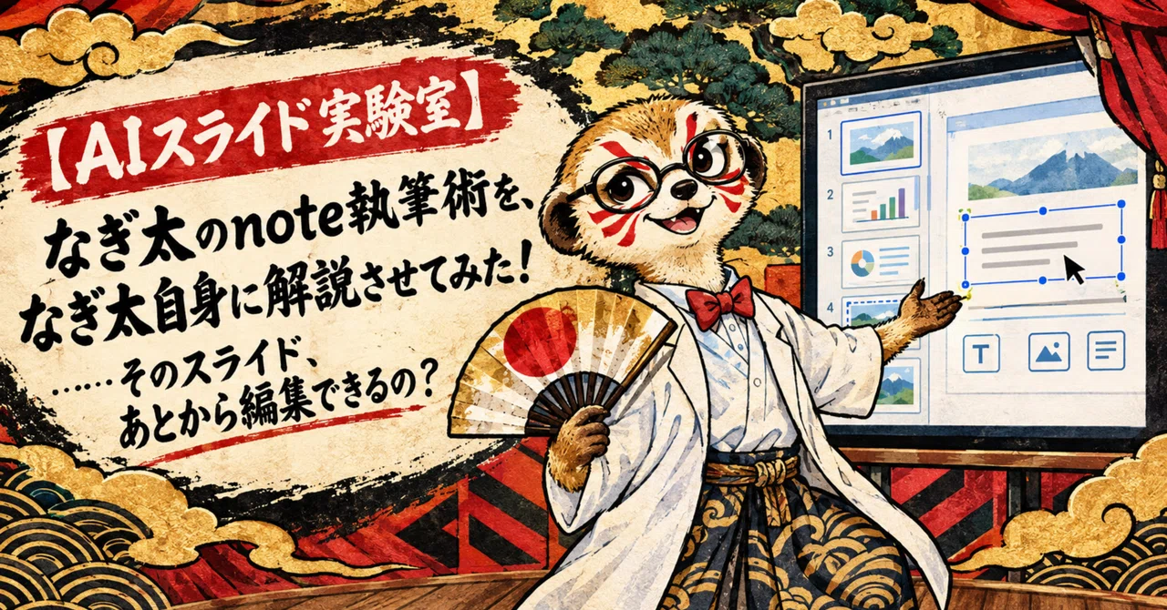 [AI Slide Lab] I had Nagita explain Nagita's own note-writing ...