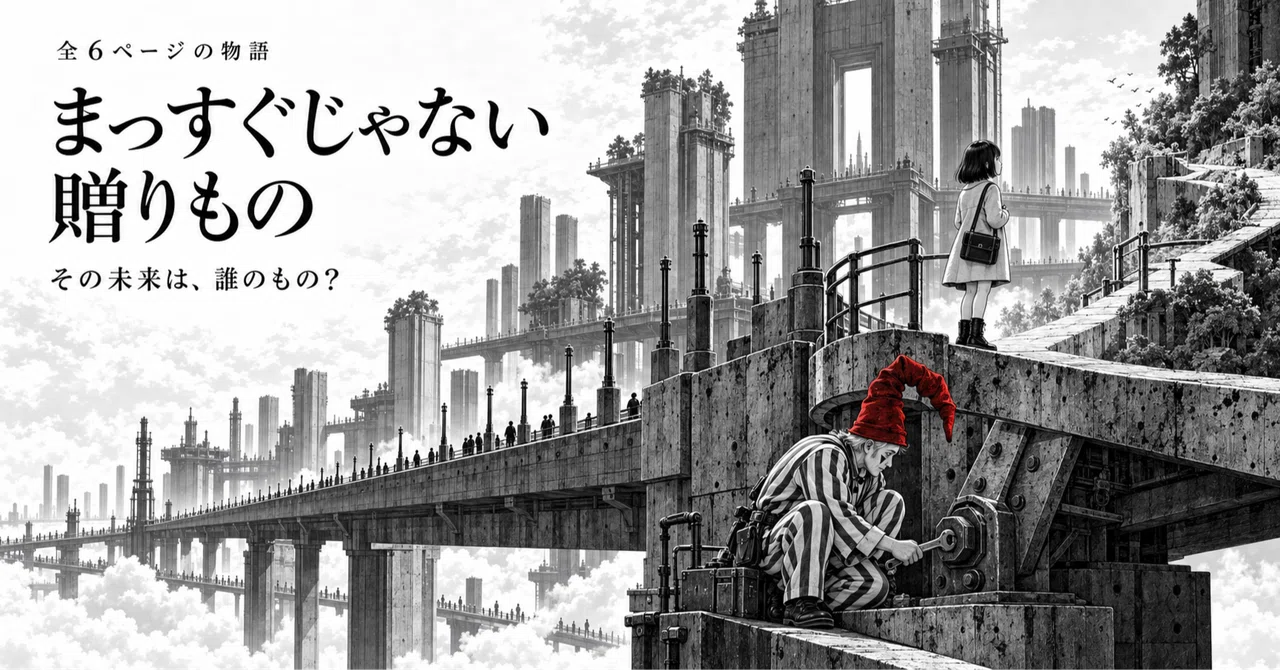 A Non-Straightforward Gift | A 6-page manga: 