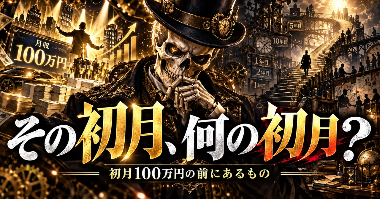 What does the 'first month' in '1 million yen in the first month ...