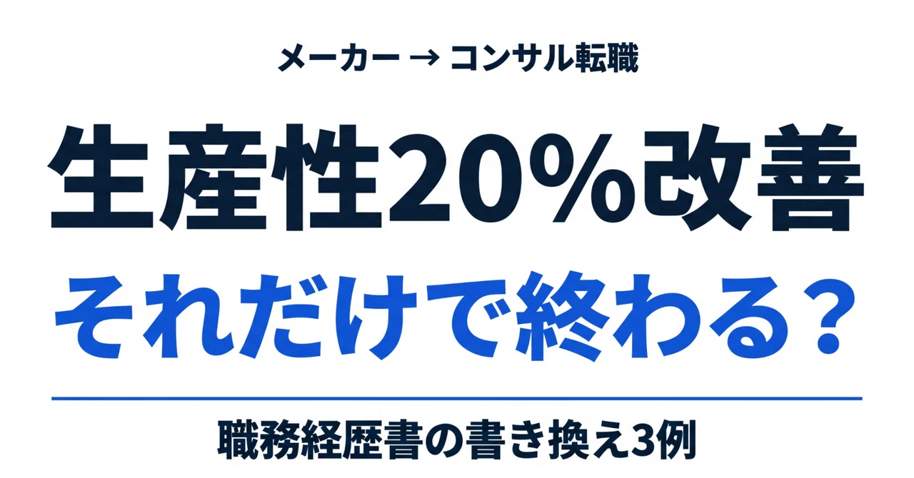 “20% productivity improvement” is not enough. 3 examples of rewriting a ...