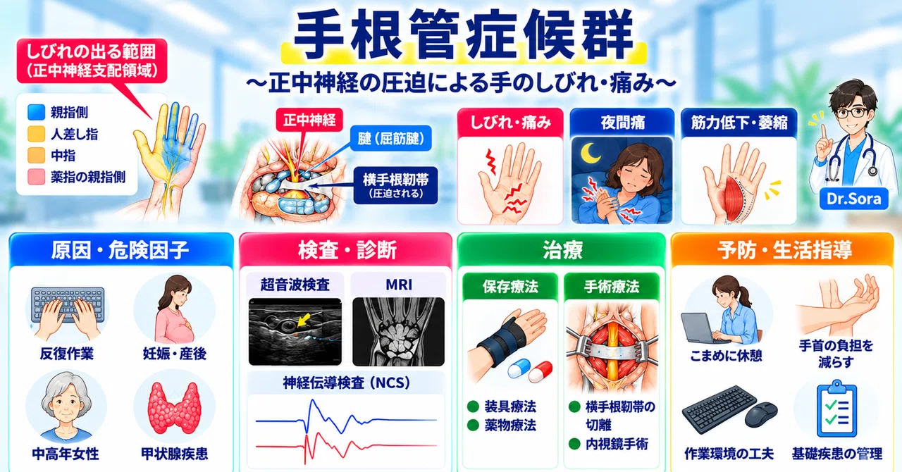Carpal Tunnel Syndrome｜Dr.Sora