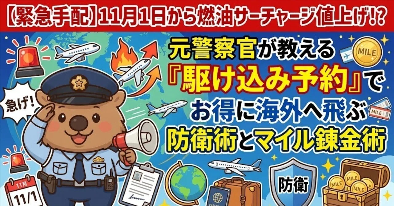 [Urgent Notice] Fuel Surcharge Increase Starting November 1st!? A ...