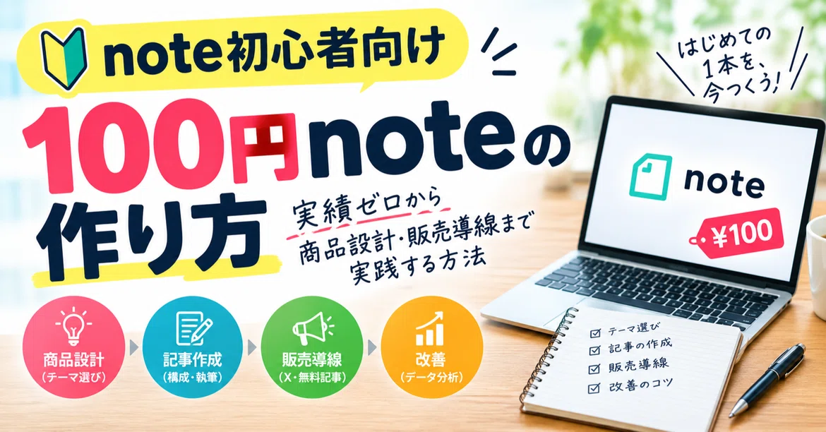 [For note Beginners] How to Create a 100-Yen Note: Practical Methods ...