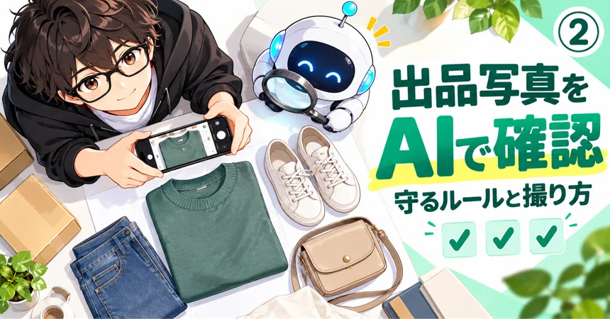 [AI for Flea Markets ②] Preparing for listing by showing photos to AI ...