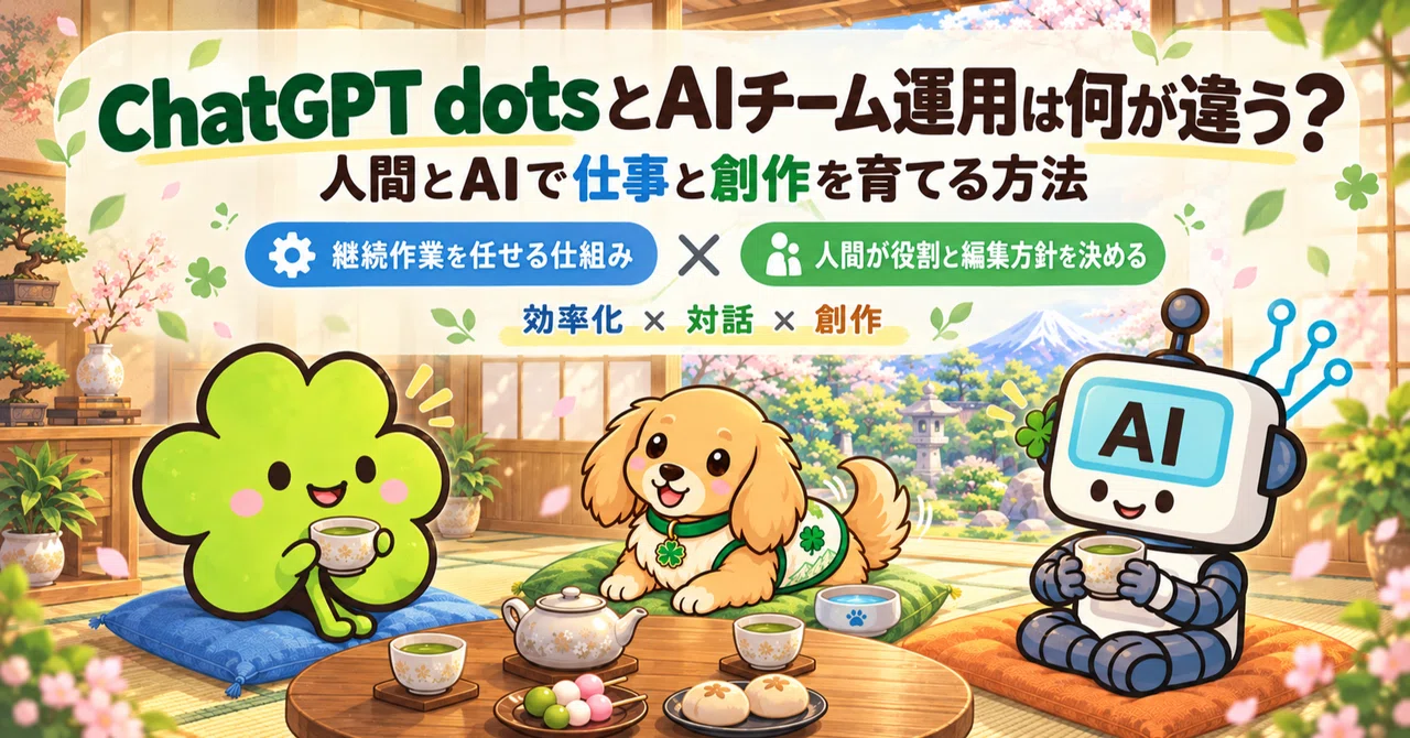 What is the difference between ChatGPT dots and AI team management ...