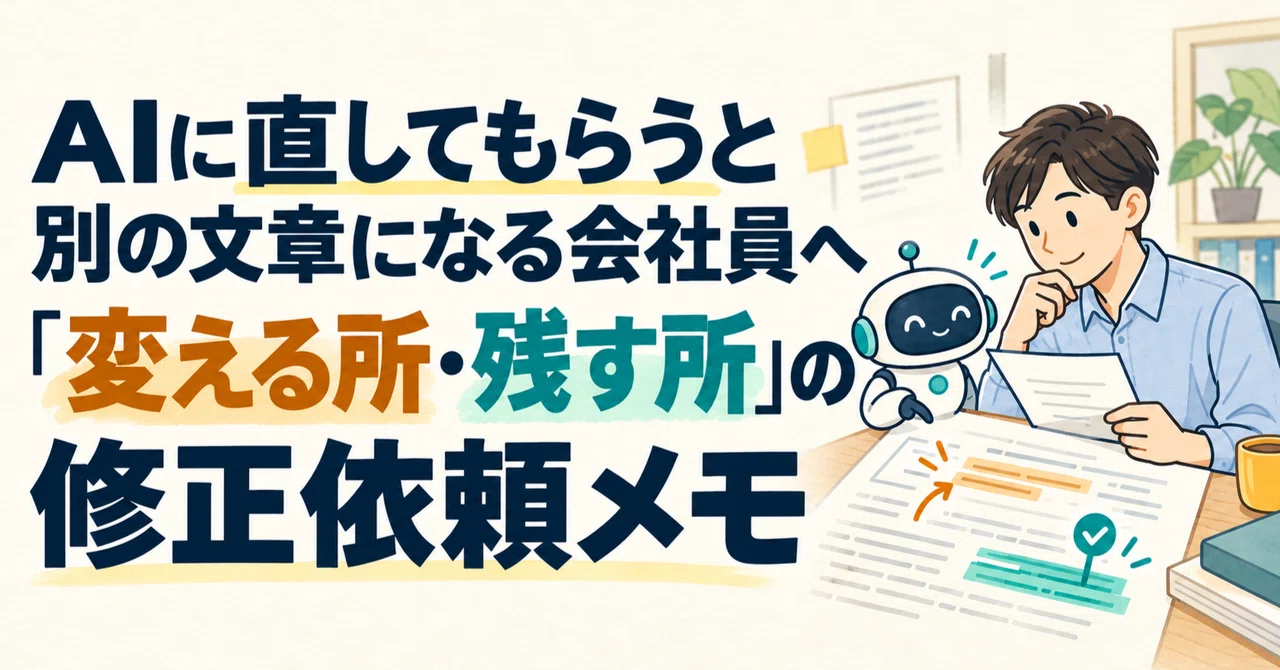 For Office Workers Whose Writing Changes When AI Fixes It: A Memo for ...
