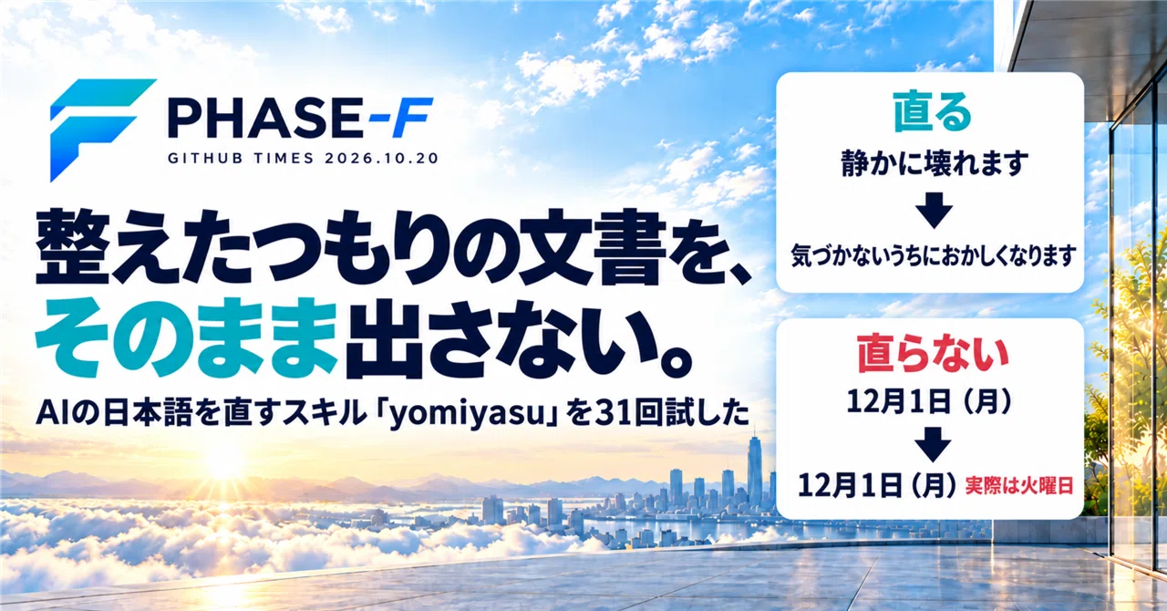 I tested yomiyasu 31 times. AI-sounding sentences were fixed, but day ...