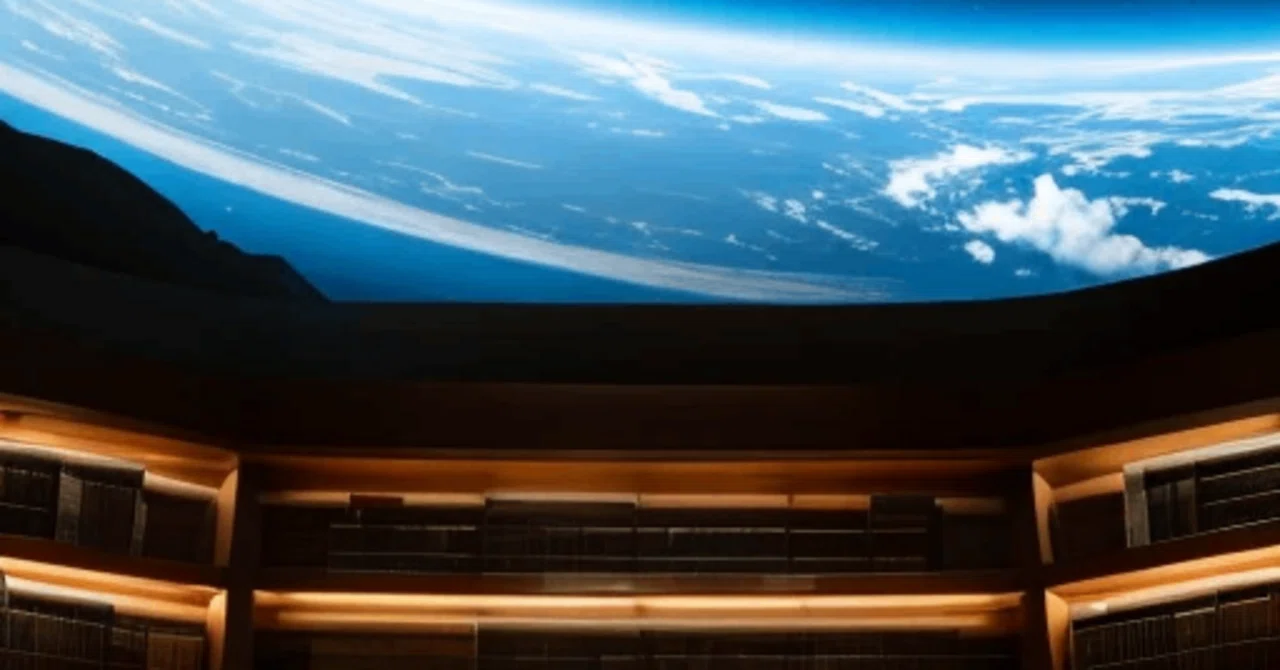 🏛️ The Cosmic Library's reading room and the question-and-answer ...