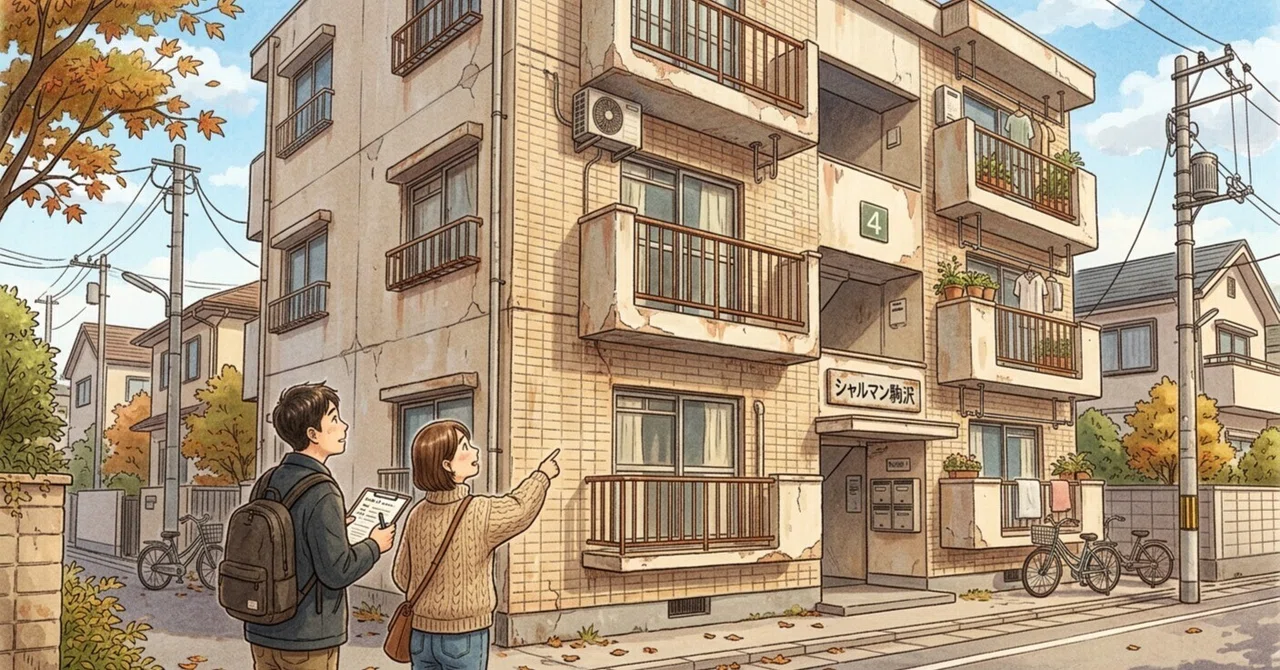 Points to Check on Apartment Exterior Walls｜坂元 稔