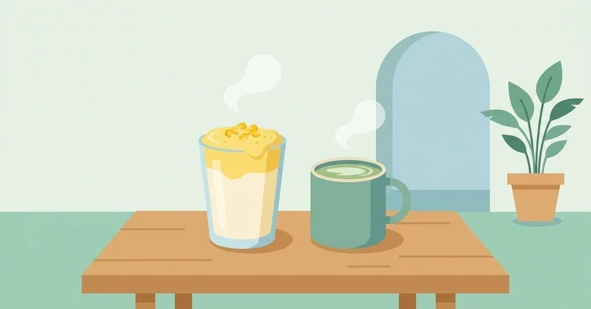 Exclusive to Korean Cafes! Order Corn & Mugwort Lattes in Korean ☕🌽 ...