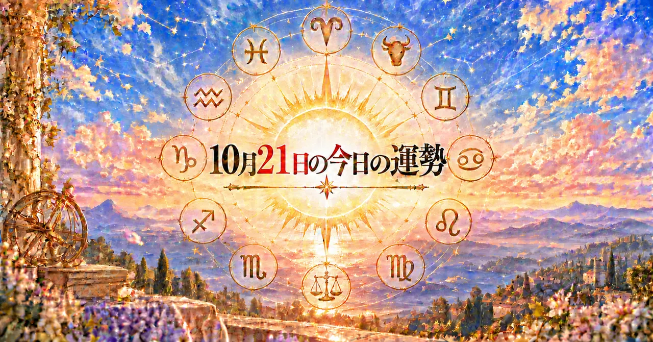 October Birth Shape Horoscope for October 21 | Messages for the 12 Zodiac Signs|占い師VENDETTA