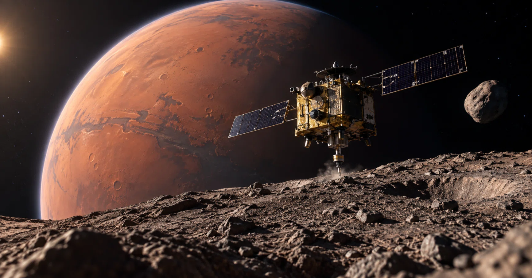 月火 4.48トンの探査機が、火星の月へ旅立った――MMXの目的・方法・科学的