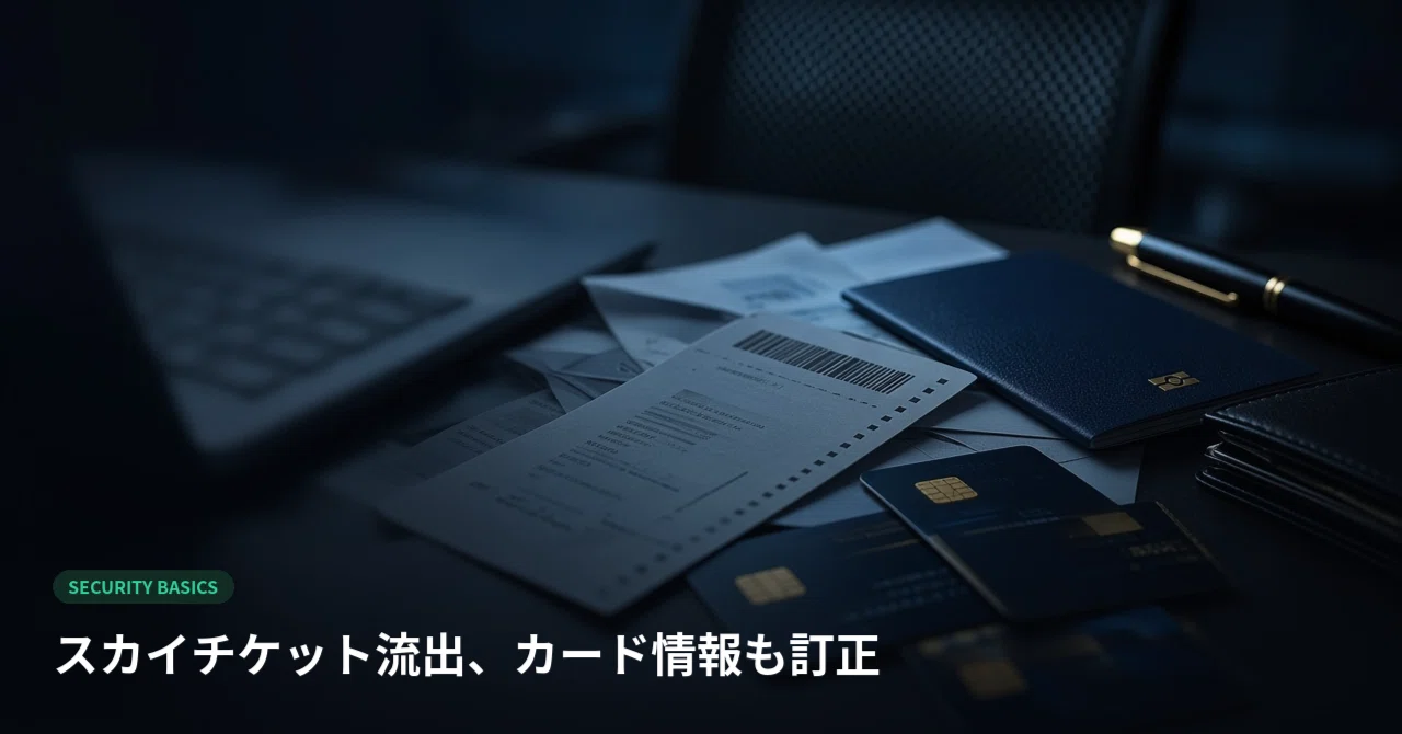 Skyticket Breach, Card Information Also Corrected｜halotaro