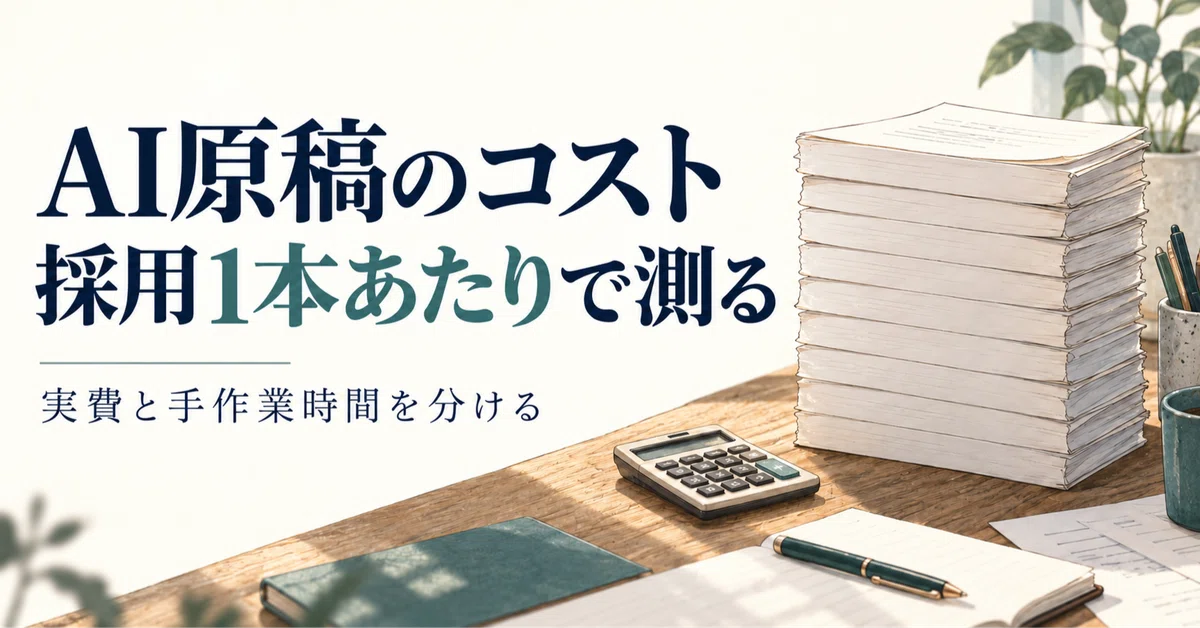 Measuring the Cost of AI-Generated Content per Accepted Piece｜マキマ｜仕事がラク ...