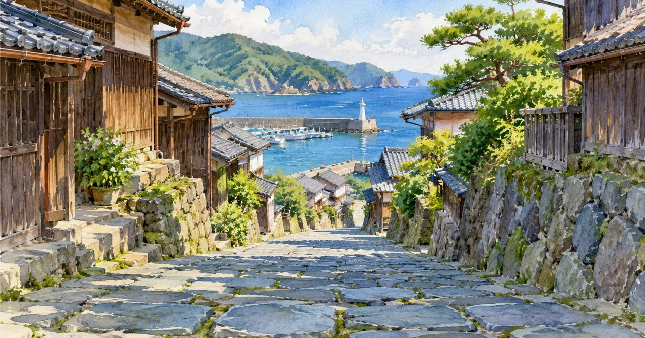 Miho-no-seki and the Blue Stone Paved Street: A Short Journey Through ...