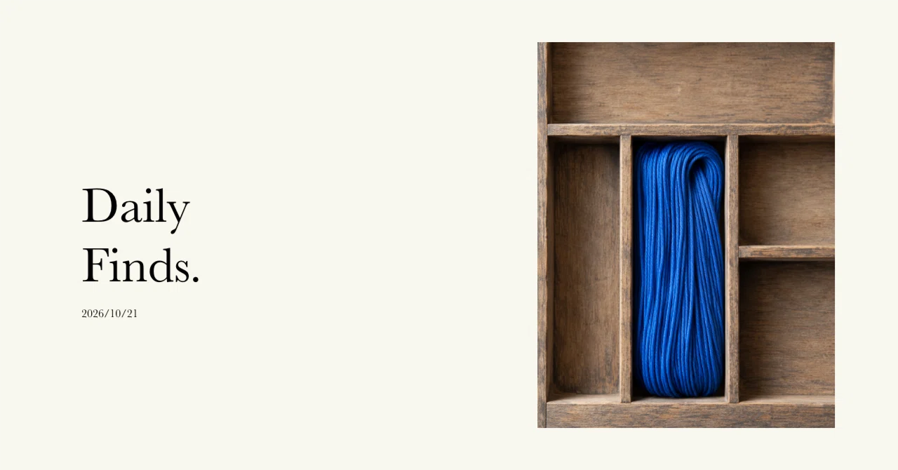 New Contents in Old Vessels: 10 Items Picked Today｜平野 修己｜Value Editor