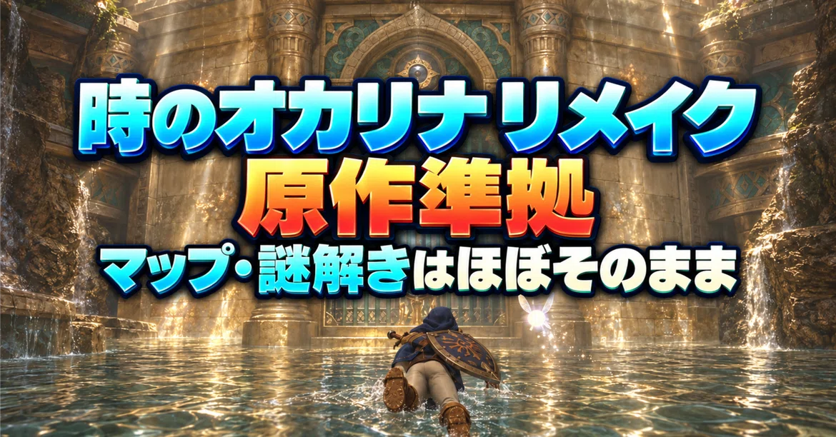 🧩 [Ocarina of Time Remake] Maps and puzzles are mostly faithful to the ...