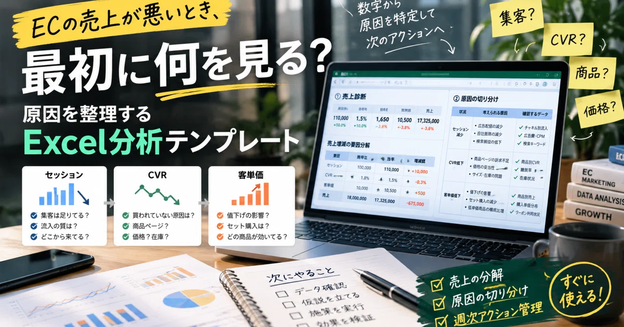 When E-commerce Sales Are Poor, What Should You Look At First? An Excel ...
