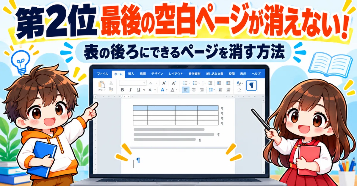 [Top 50 Word Troubles] No. 2 The last blank page won't disappear!｜ケンテイズ ...